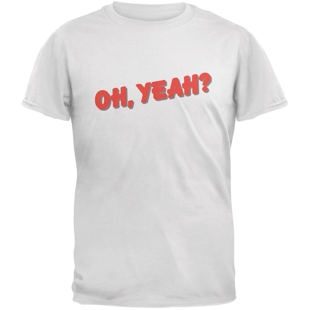 Oh Yeah Inspired By Jeff Beck White Adult T-Shirt Men's T-Shirts Old Glory 2XL White
