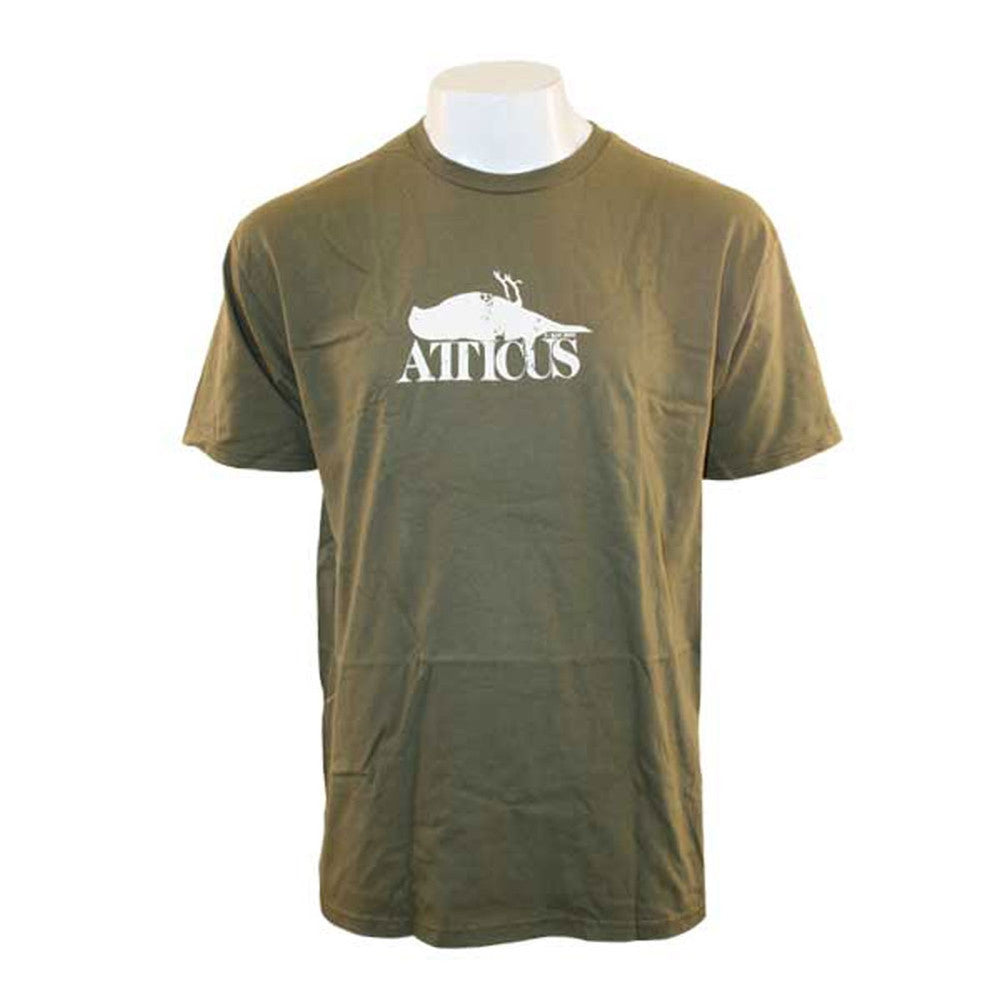 Atticus Black Bird Logo Mens T Shirt - Olive Green Men's T-Shirts Atticus SM Olive