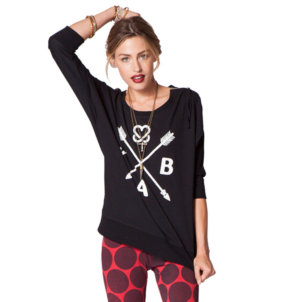 Keep A Breast - Axle Black Juniors Dolman Sweater Juniors Sweaters Keep A Breast Foundation