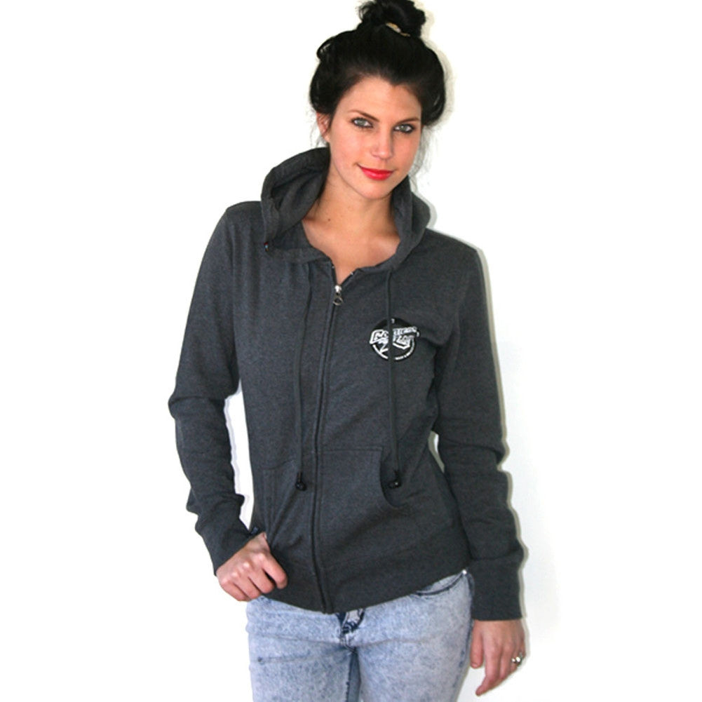 Rusty - Spectacle Charcoal Juniors Zip Hoodie Juniors Hoodies Rusty