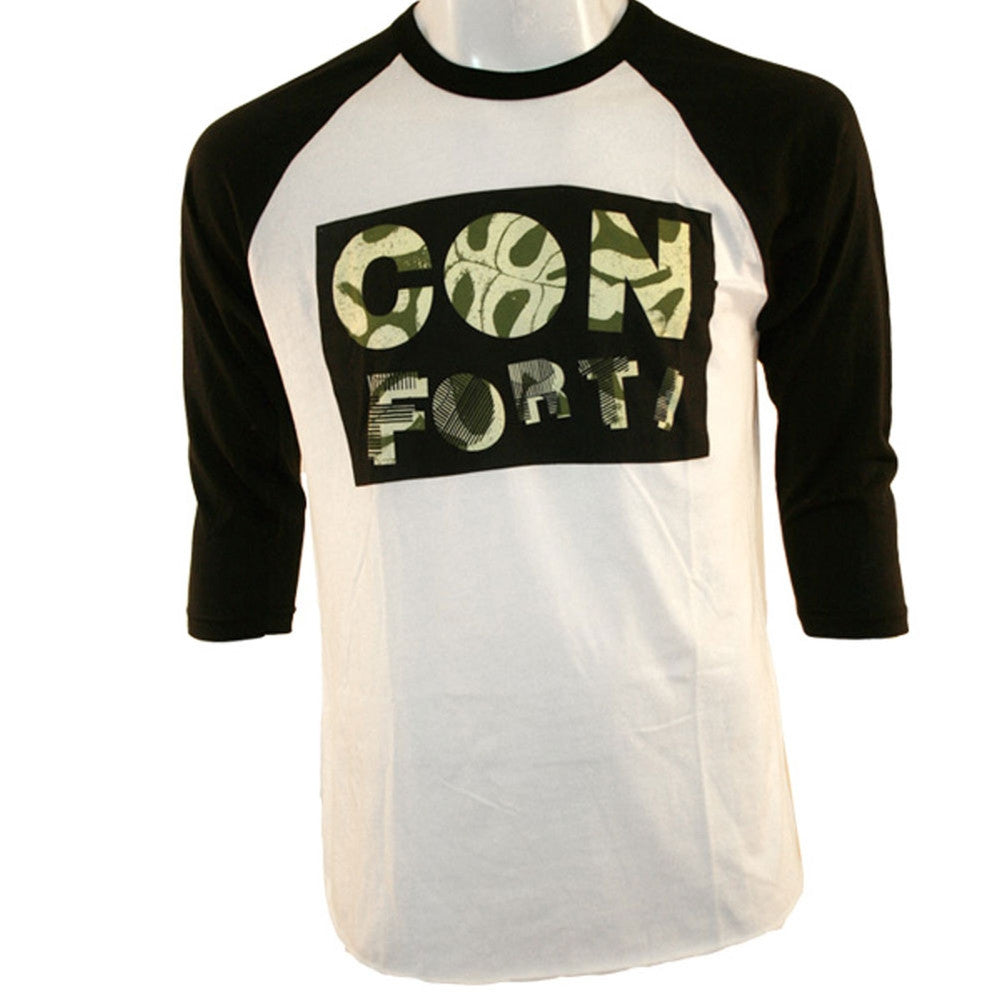 Conforti - Havana BB Drab Adult Raglan T-Shirt Men's Raglans Conforti LG White