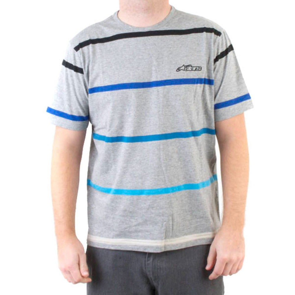 Alpinestars - Court Heather Grey Adult T-Shirt Men's T-Shirts Alpinestars SM Grey