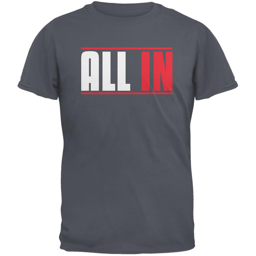 All In Charcoal Grey Adult T-Shirt Men's T-Shirts Old Glory 2XL Grey