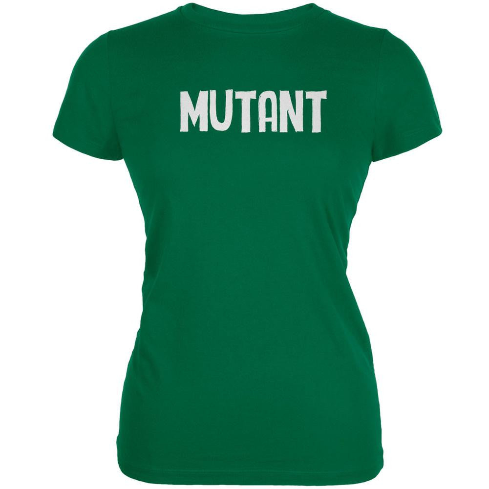 Mutant Kelly Green Juniors Soft T-Shirt Juniors T-Shirts Old Glory SM Green