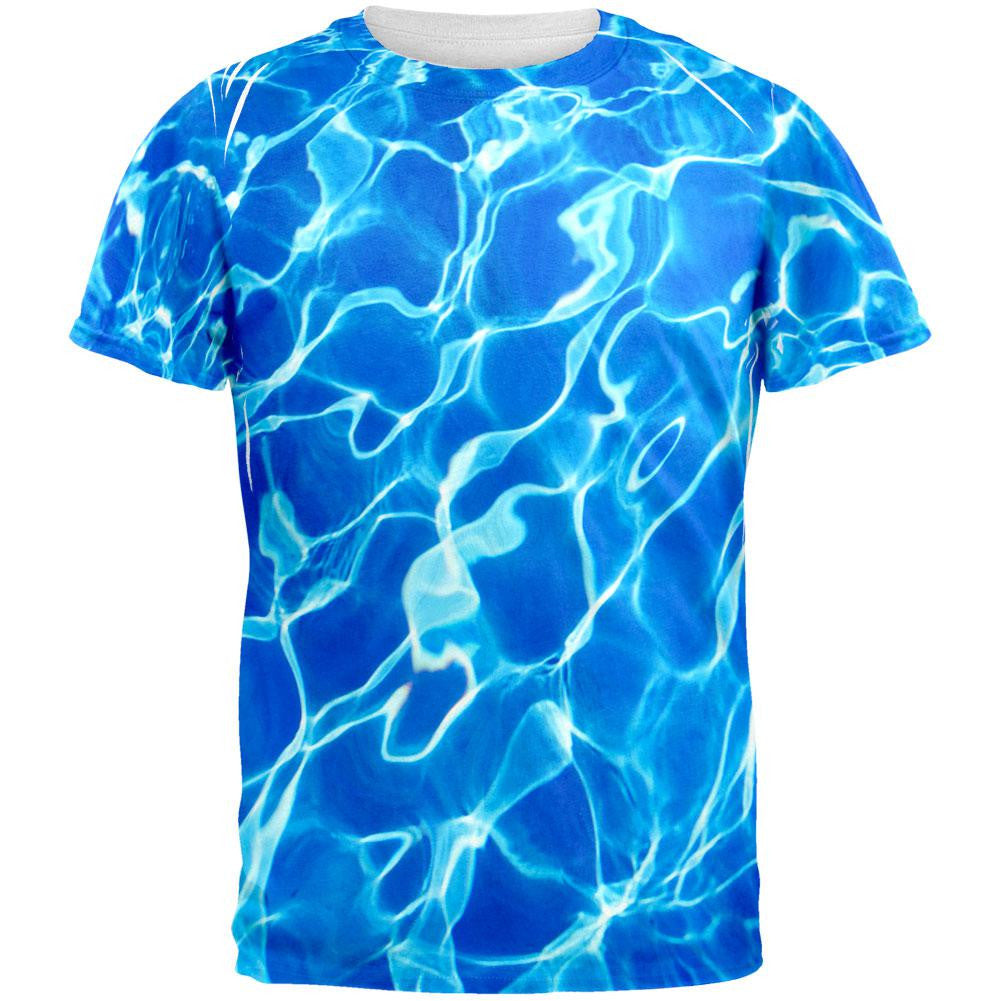 Water Reflections All Over Adult T-Shirt Men's T-Shirts Old Glory 2XL Multi