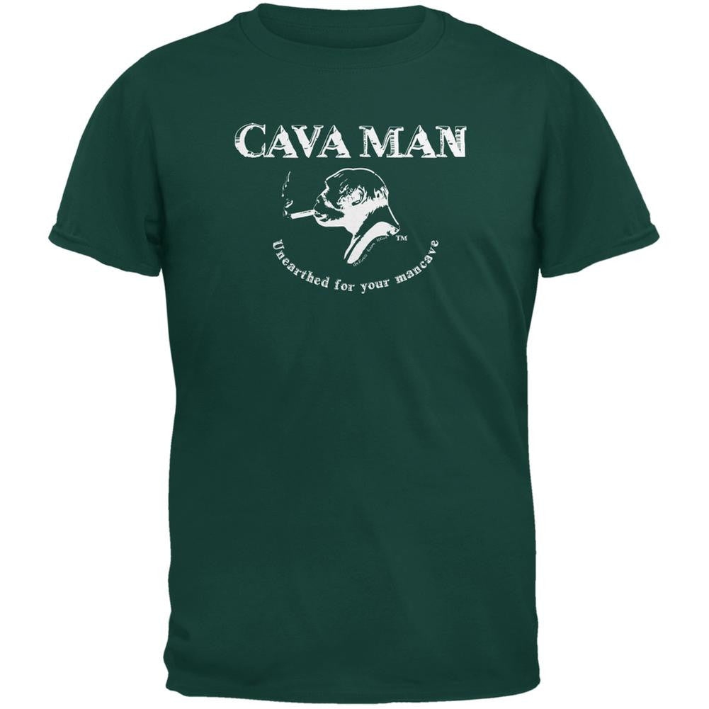 Cava Man Forest Green Adult T-Shirt Men's T-Shirts Old Glory 2XL Green