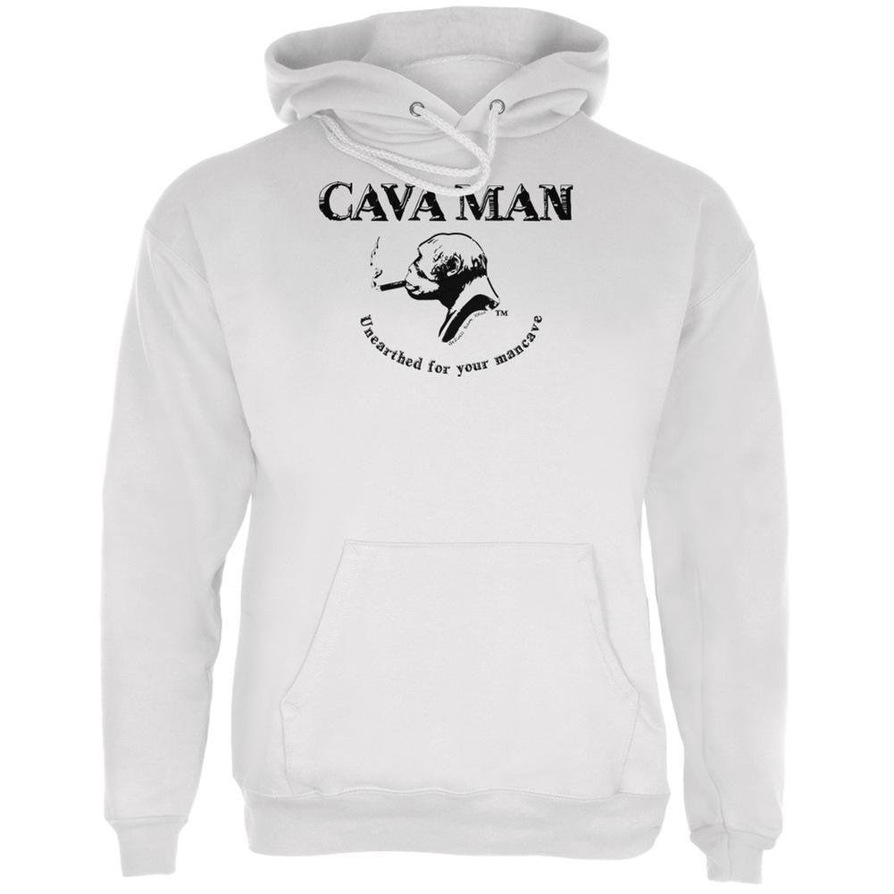 Cava Man White Adult Hoodie Men's T-Shirts Old Glory LG White