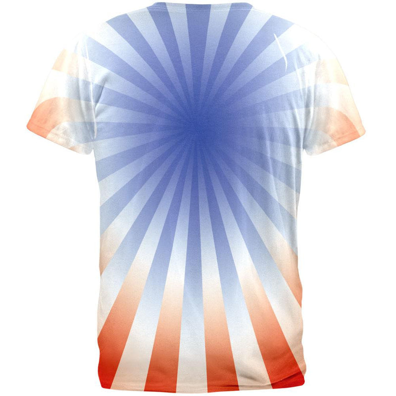 Bernie Sanders 2016 President All Over Adult T-Shirt Men's T-Shirts Old Glory