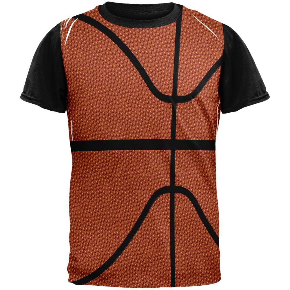 Basketball Costume Adult Black Back T-Shirt Men's T-Shirts Old Glory SM Multi
