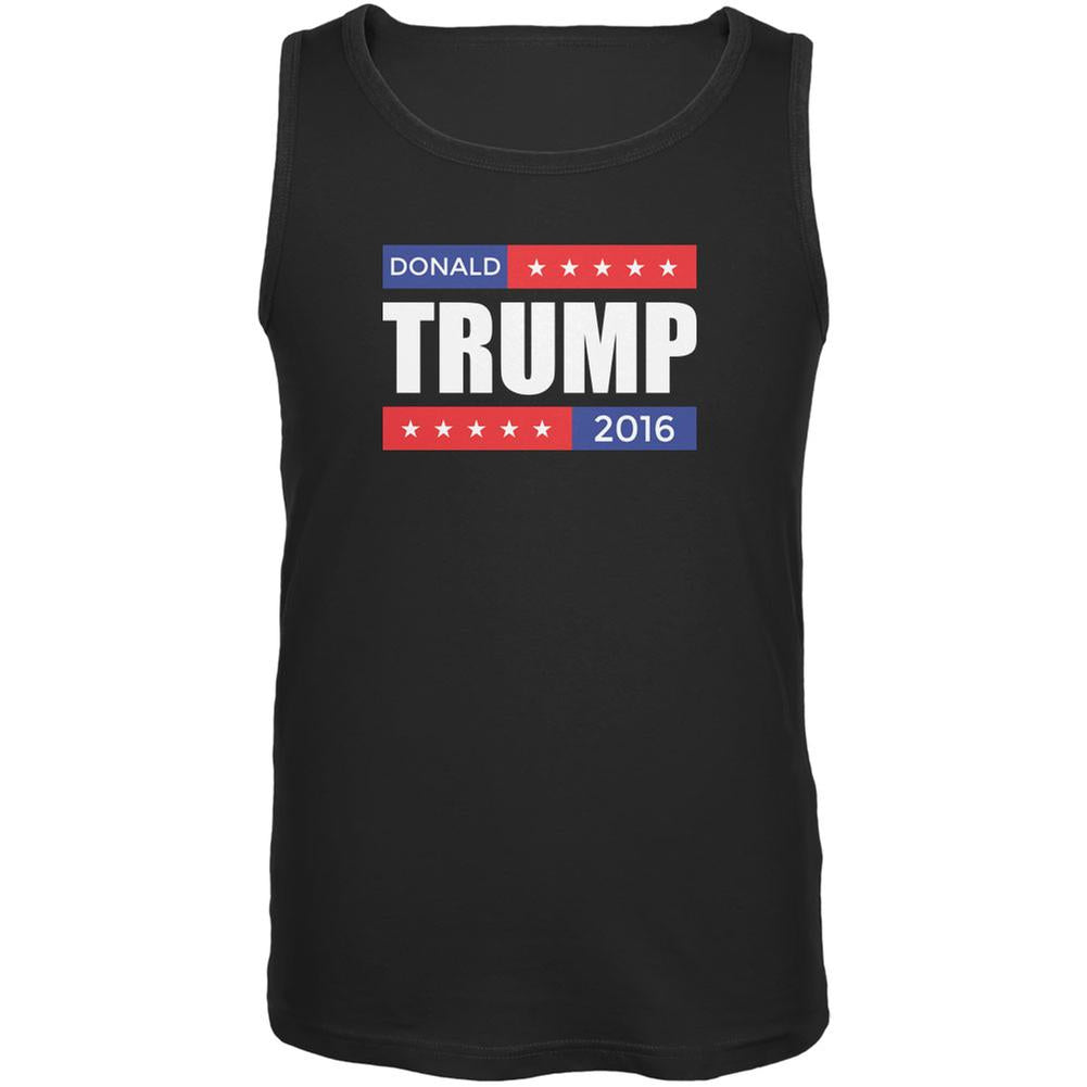 Election 2020 Donald Trump Stacked Black Adult Tank Top Men's Tank Tops Old Glory 2XL Black