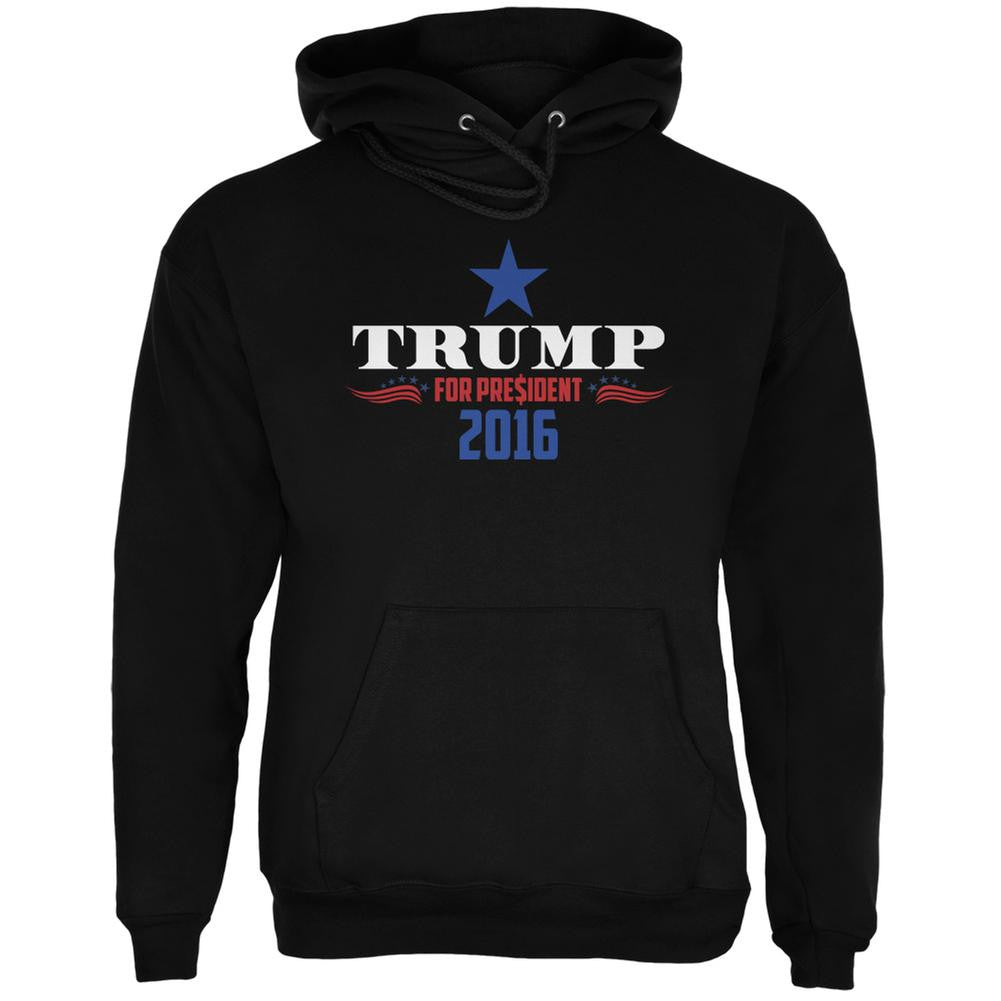 Election 2016 Trump For President Dollar Sign Black Adult Hoodie Men's Hoodies Old Glory 2XL Black