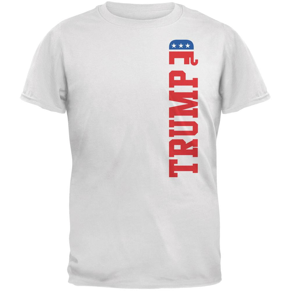 Election 2016 Team Donald Trump White Adult T-Shirt Men's T-Shirts Old Glory 2XL White