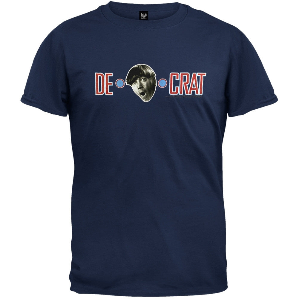 Three Stooges - De-Moe-Crat - T-Shirt Men's T-Shirts Three Stooges
