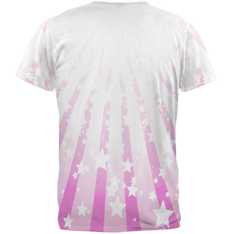 Death Metal Rainbow All Over Adult T-Shirt Men's T-Shirts Old Glory