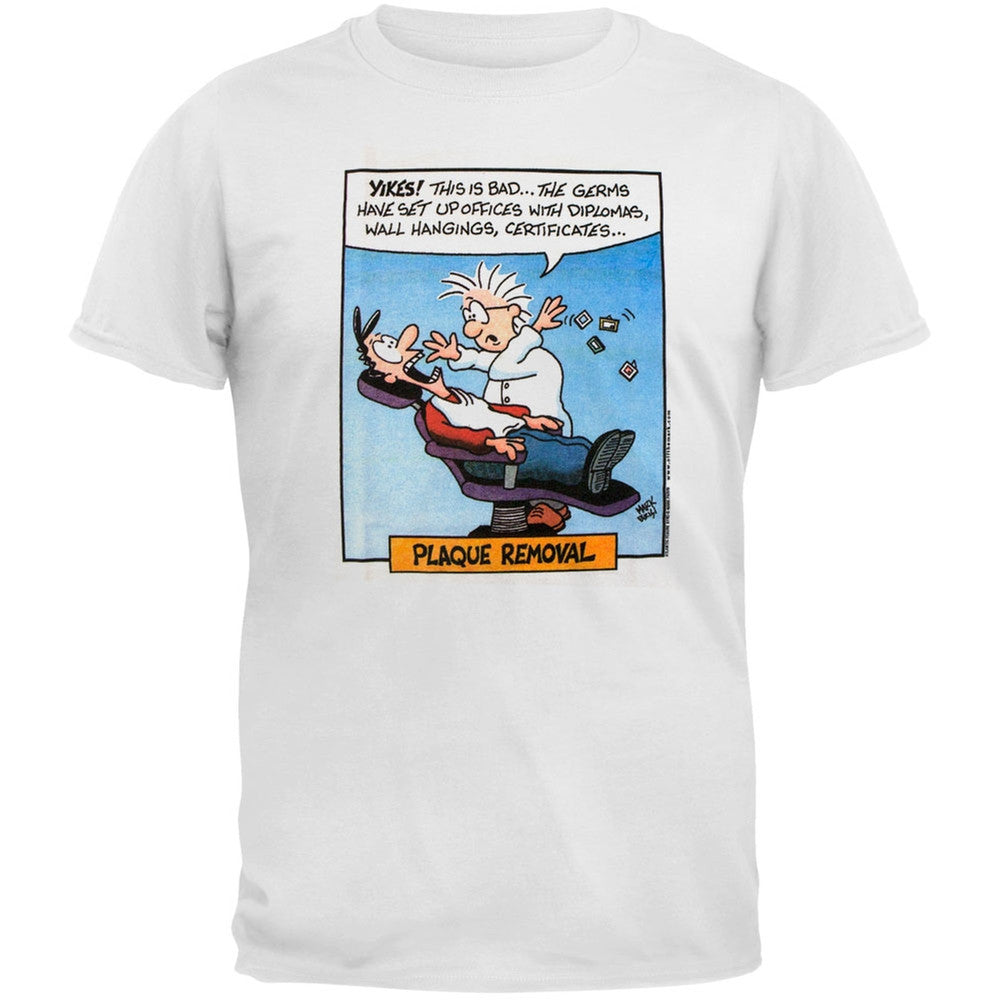 Plaque Removal Comic Adult T-Shirt Men's T-Shirts Old Glory