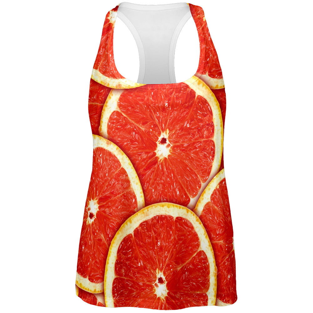 Grapefruit Citrus All Over Womens Work Out Tank Top Women's Tank Tops Old Glory 2XL Multi