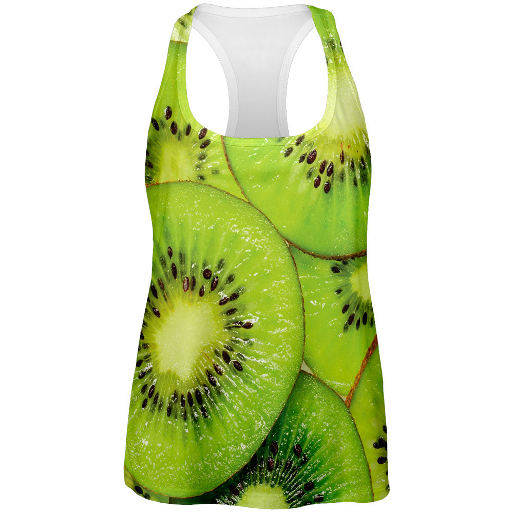 Kiwi fruit All Over Womens Work Out Tank Top Women's Tank Tops Old Glory 2XL Multi