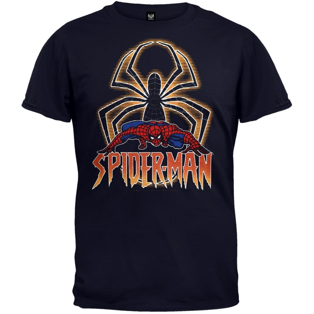 Spider-Man - Movie Sneak Attack T-Shirt Men's T-Shirts Spider-Man LG Navy
