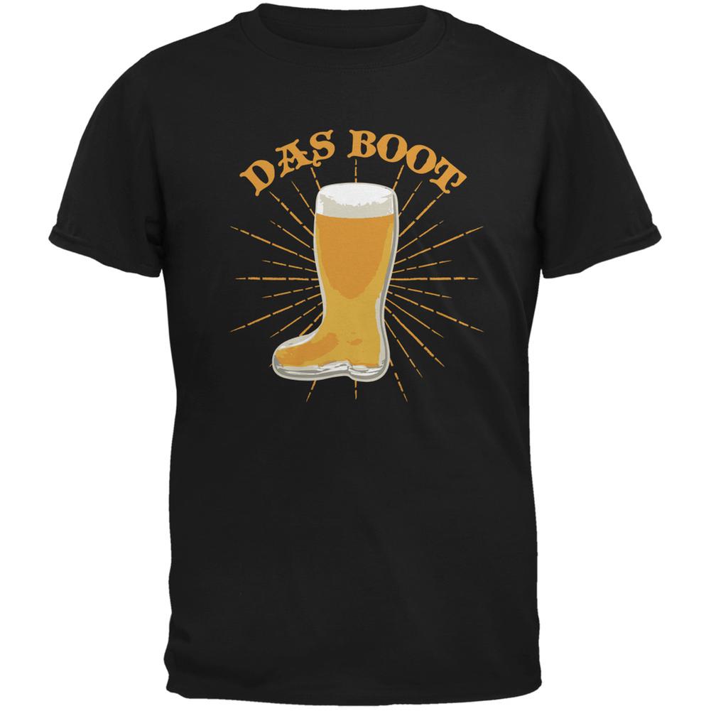 Oktoberfest Das Boot Black Adult T-Shirt Men's T-Shirts Old Glory 2XL Black