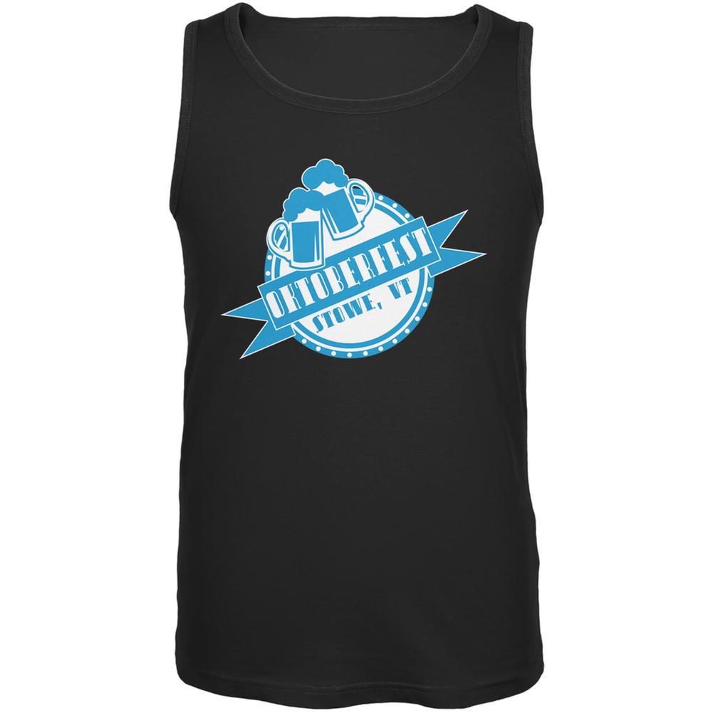 Oktoberfest Stowe VT Black Adult Tank Top Men's Tank Tops Grateful Dead 2XL Black