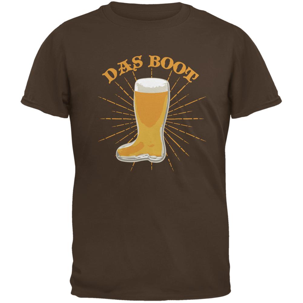 Oktoberfest Das Boot Brown Adult T-Shirt Men's T-Shirts Old Glory 2XL Brown