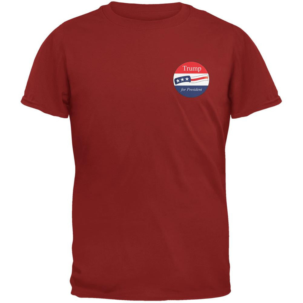 Election 2016 Donald Trump for President Jersey Cardinal Red Adult T-Shirt Men's T-Shirts Old Glory 2XL Red