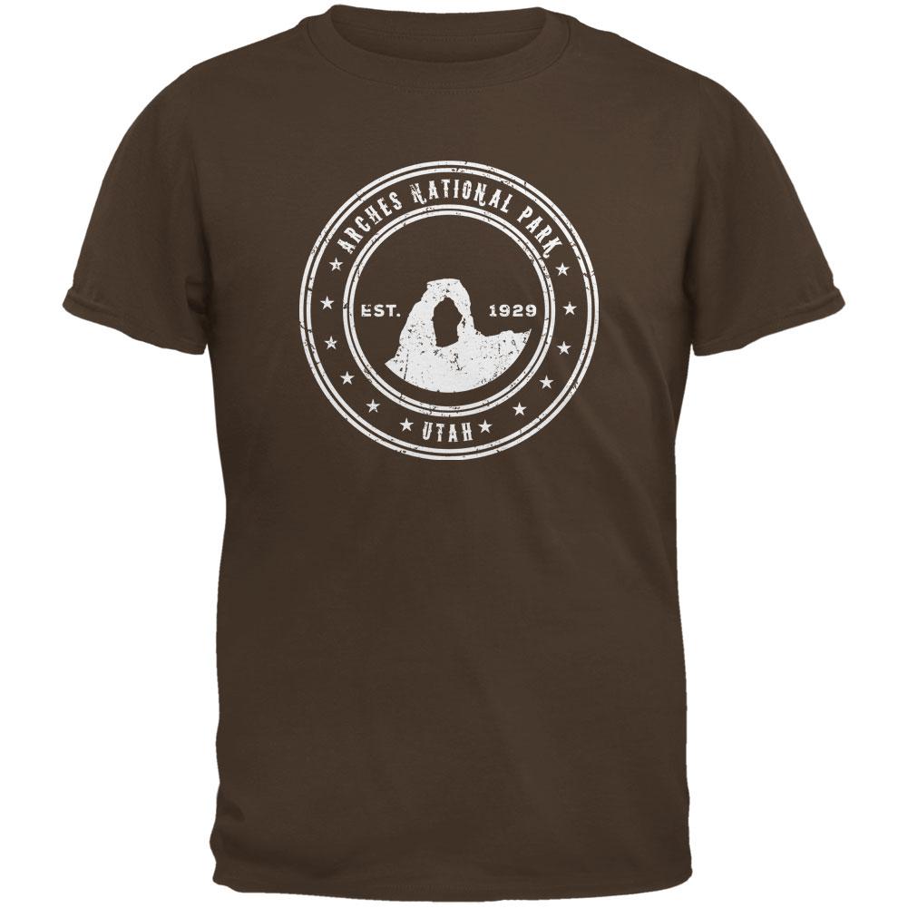 Arches National Park Brown Youth T-Shirt Youth T-Shirts Old Glory LG Brown