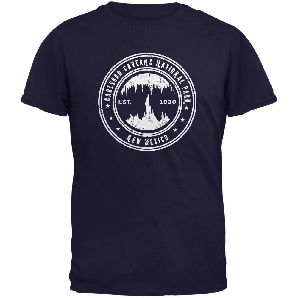 Carlsbad Caverns National Park Navy Youth T-Shirt Youth T-Shirts Old Glory LG Blue