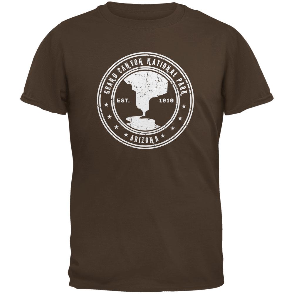 Grand Canyon National Park Brown Youth T-Shirt Youth T-Shirts Old Glory LG Brown