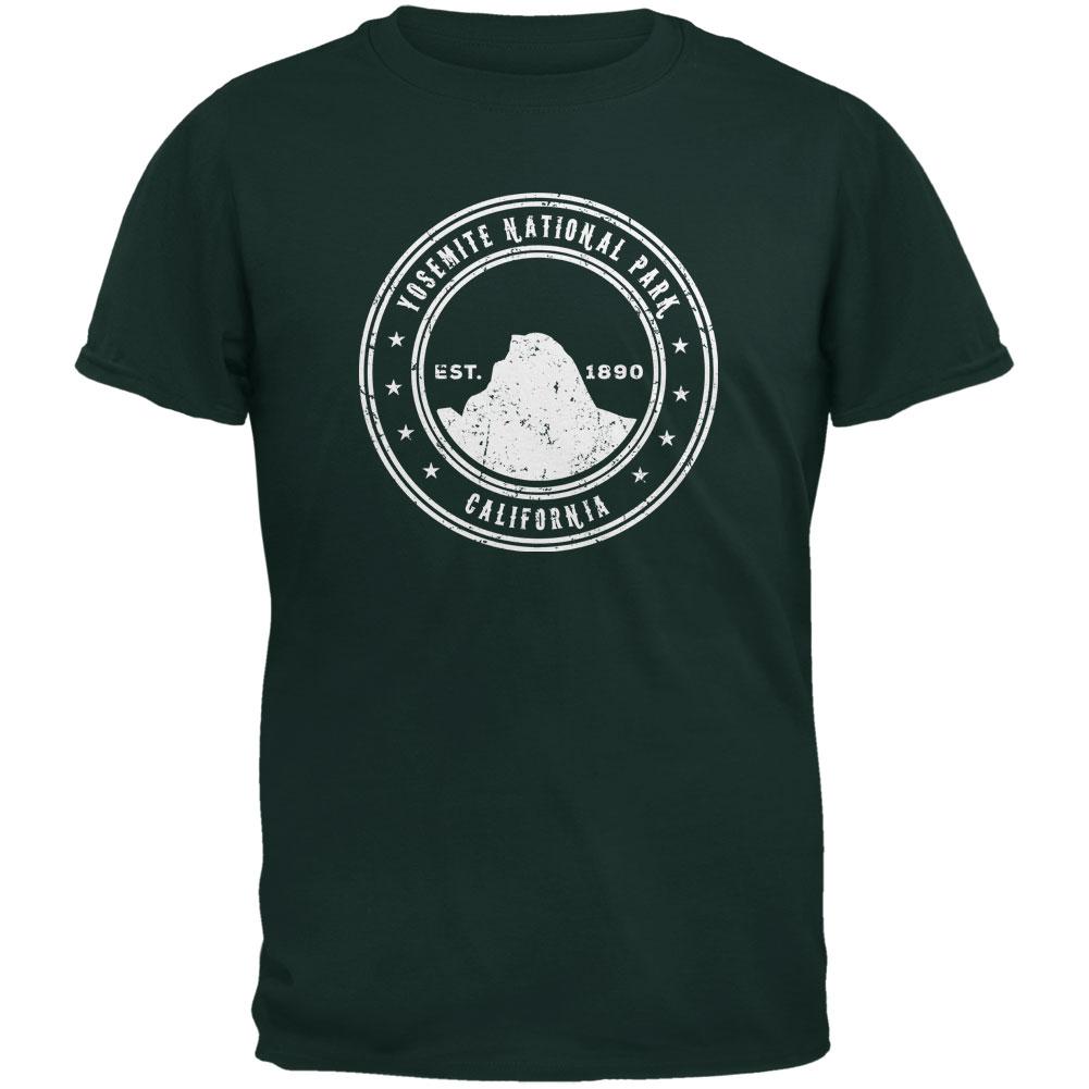 Yosemite National Park Forest Green Youth T-Shirt Youth T-Shirts Old Glory LG Green