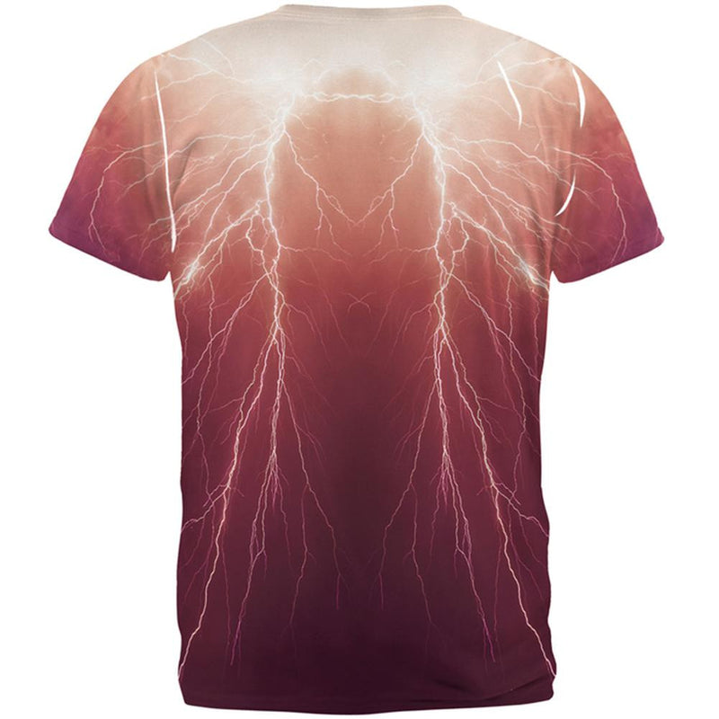 Lightning Bolts All Over Adult T-Shirt Men's T-Shirts Old Glory