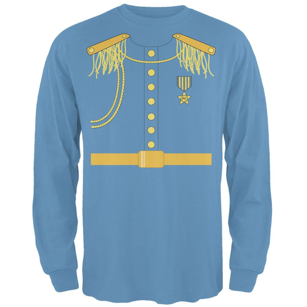 Halloween Prince Charming Costume Carolina Blue Adult Long Sleeve T-Shirt Men's Long Sleeves Old Glory