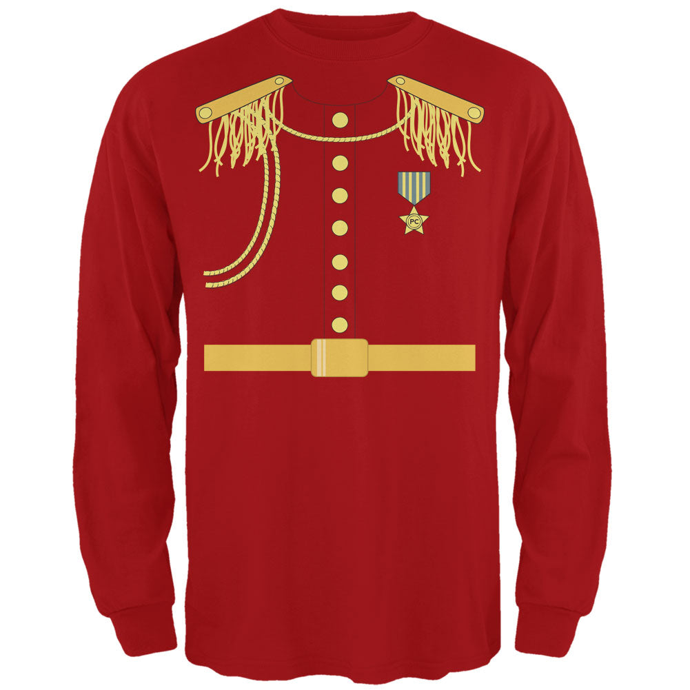 Prince Charming Costume Red Adult Long Sleeve T-Shirt Men's Long Sleeves Old Glory 3XL Red