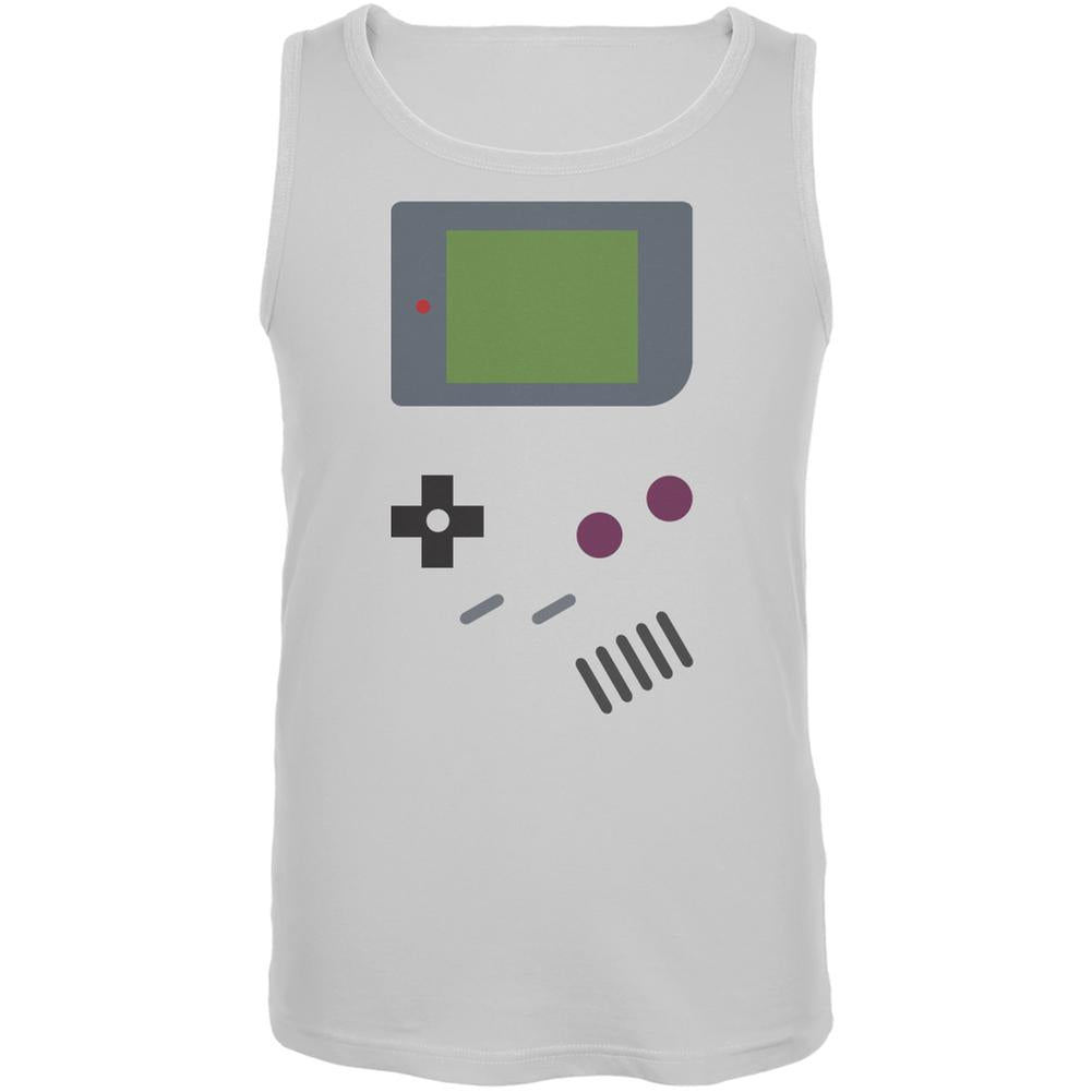 Handheld Gamer White Adult Tank Top Men's Tank Tops Old Glory 2XL White