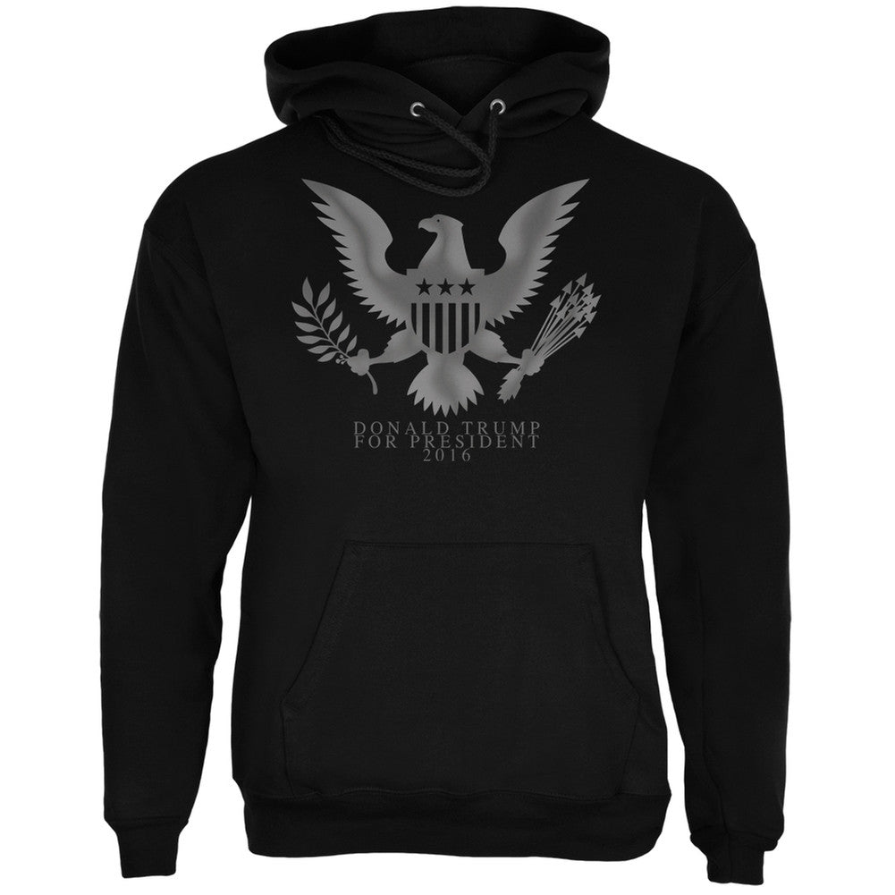 Election 2016 Donald Trump President Seal Black Adult Hoodie Men's Hoodies Old Glory 2XL Black