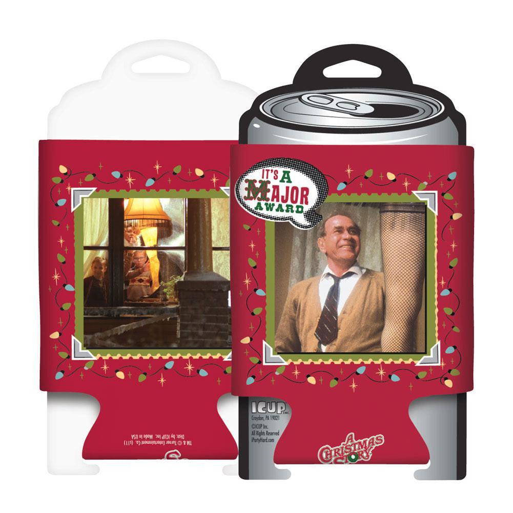 A Christmas Story - Leg Lamp Scenes Can Coooler Can Coolers Old Glory One Size Red