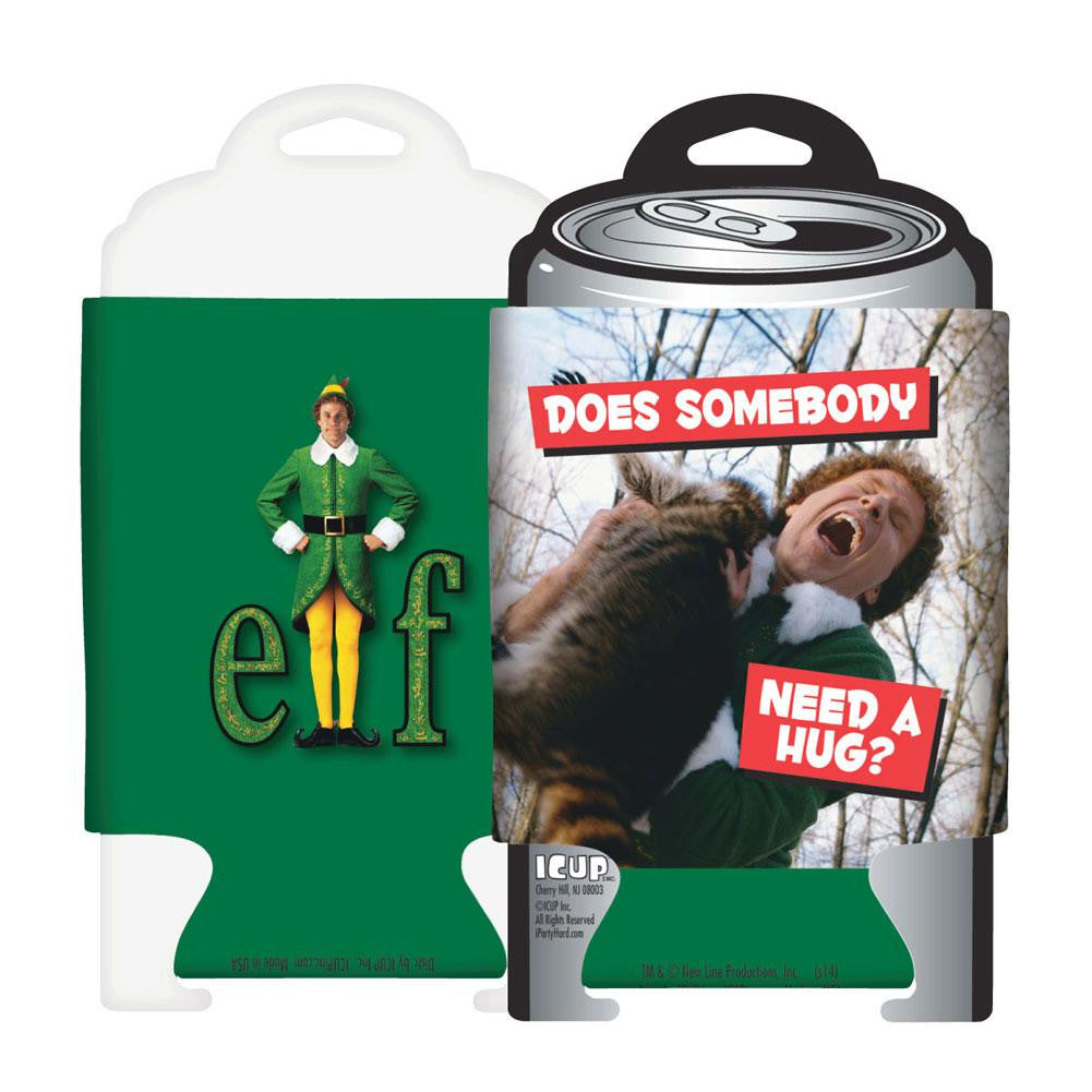 Elf - Need a Hug Can Cooler Can Coolers Old Glory OS Multi