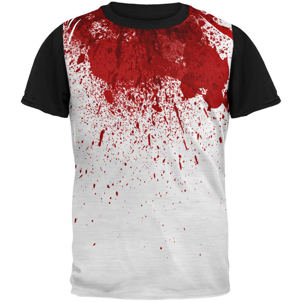 Halloween Decapitation Adult Black Back T-Shirt Men's T-Shirts Old Glory SM Multi