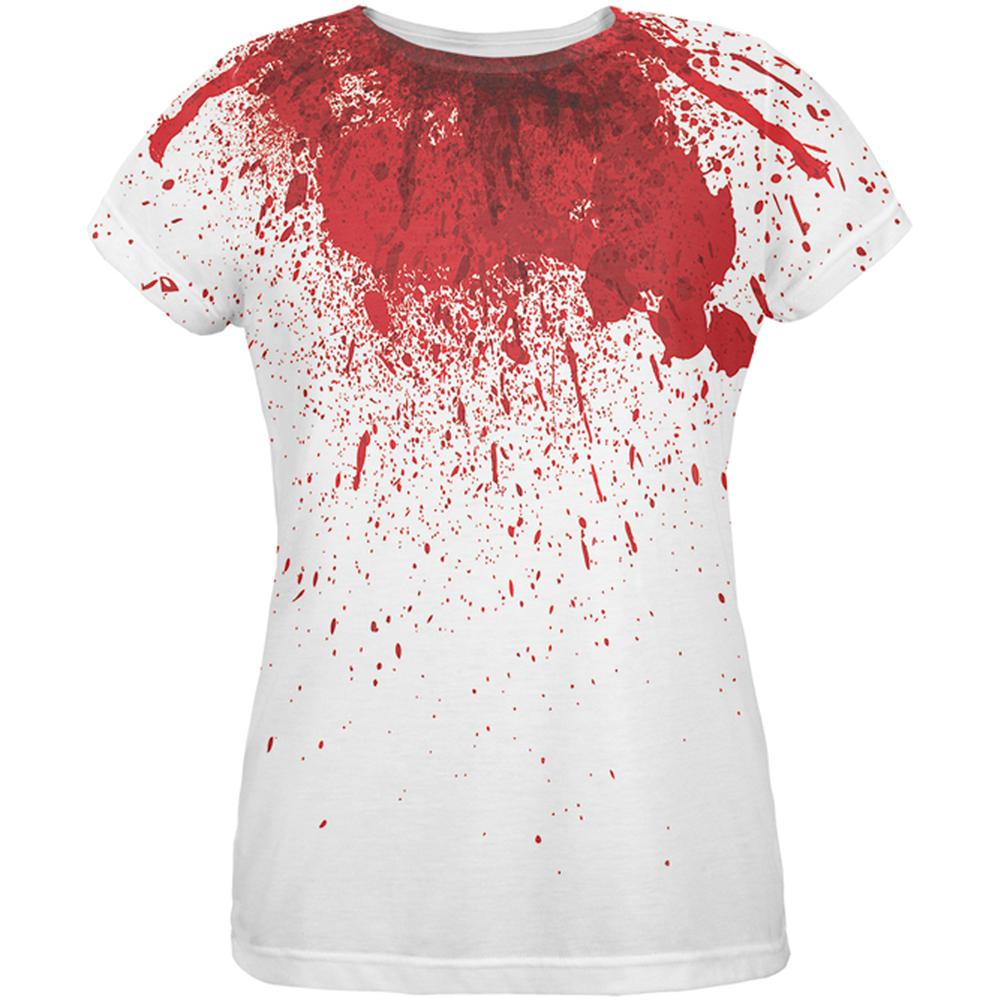 Halloween Decapitation All Over Womens T-Shirt Women's T-Shirts Old Glory 2XL Multi