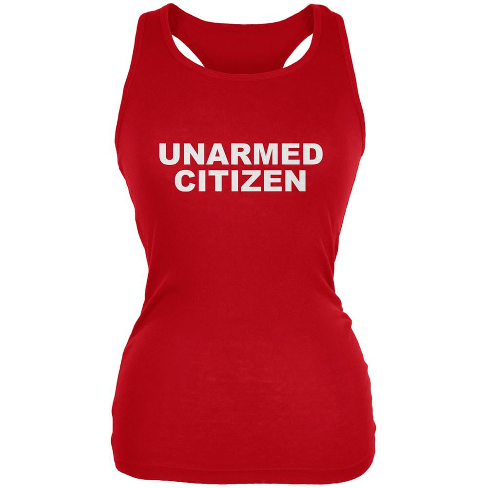 Ferguson Unarmed Citizen Red Juniors Soft Tank Top Juniors Tank Tops Old Glory 2XL Red