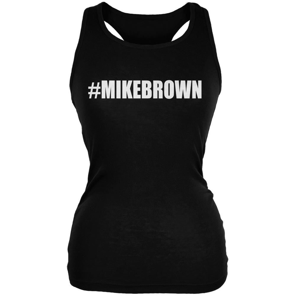 Ferguson #MIKEBROWN Black Juniors Soft Tank Top Juniors Tank Tops Old Glory 2XL Black