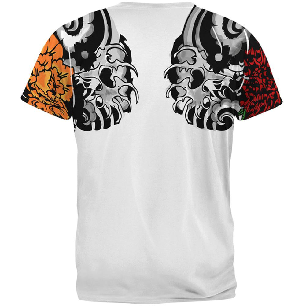 Japanese Shoulder Tattoo All Over Adult T-Shirt Men's T-Shirts Old Glory