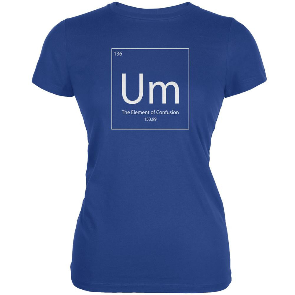 Um Periodic Table Royal Juniors Soft T-Shirt Juniors T-Shirts Old Glory 2XL Blue