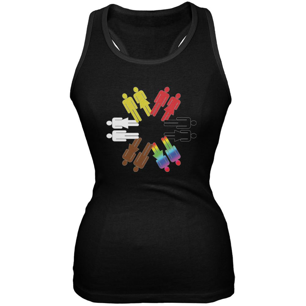 Everybody Matters Black Juniors Soft Tank Top Juniors Tank Tops Old Glory 2XL Black