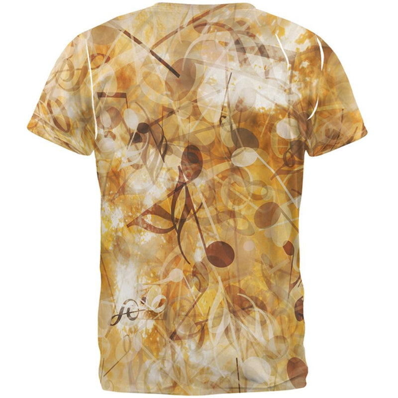 Classical Music Medley All Over Adult T-Shirt Men's T-Shirts Old Glory