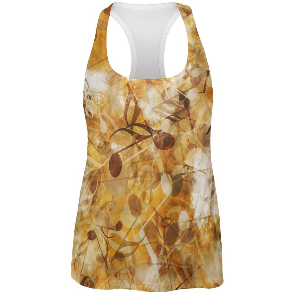 Classical Music Medley All Over Womens Tank Top Women's Tank Tops Old Glory 2XL Multi
