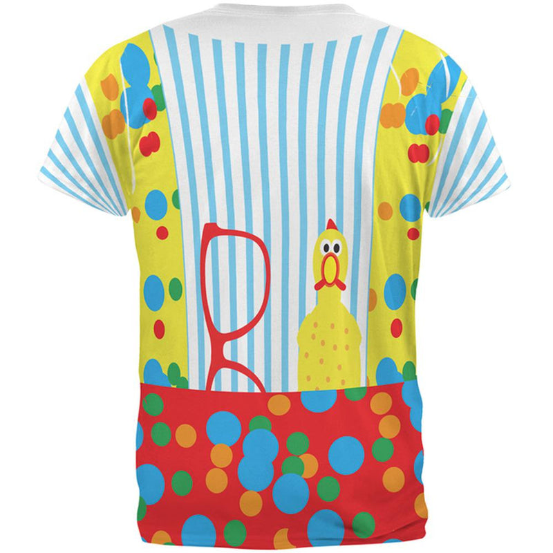 Halloween Clown Costume All Over Adult T-Shirt Men's T-Shirts Old Glory