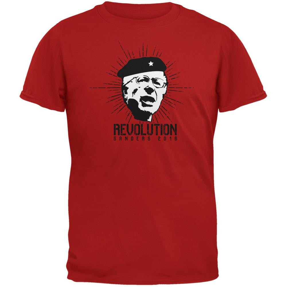 Election 2016 Bernie Sanders Che Guevara Parody Red Youth T-Shirt Youth T-Shirts Old Glory LG Red