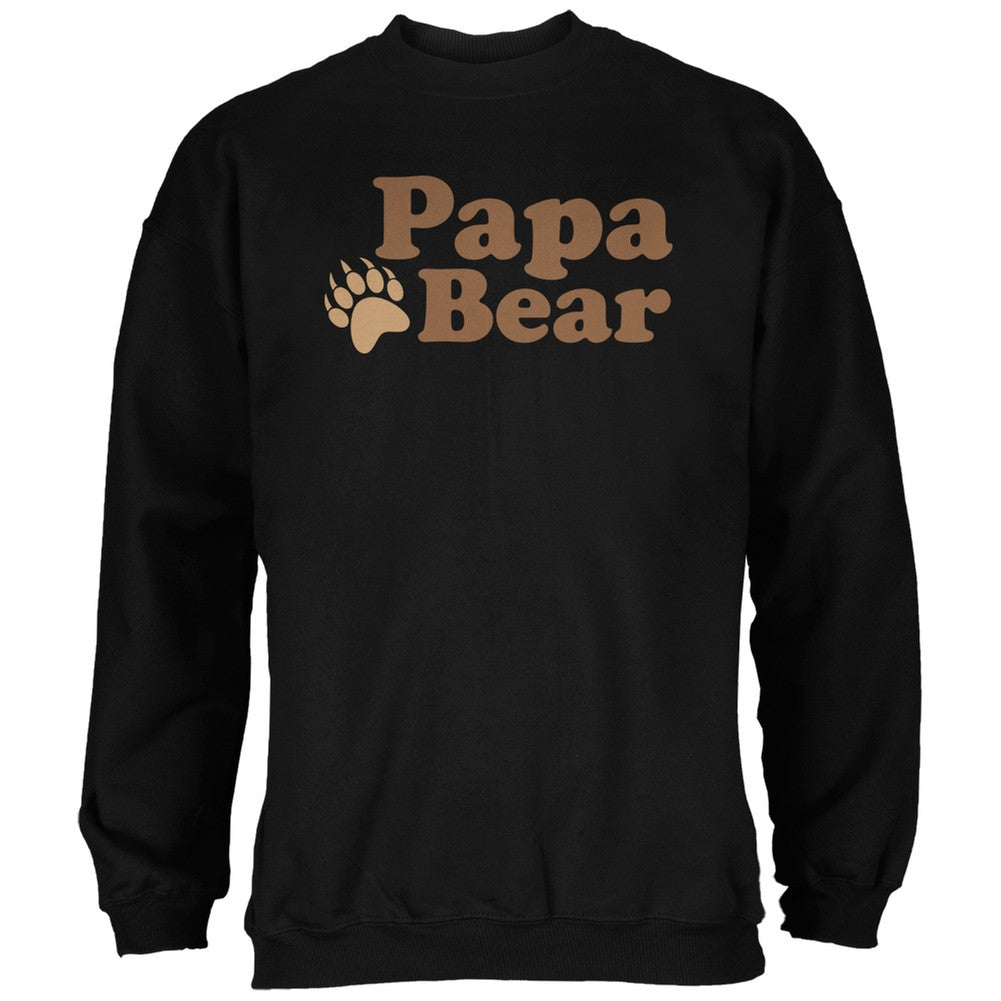Father's Day - Papa Bear Black Adult Sweatshirt Men's Sweatshirts Old Glory