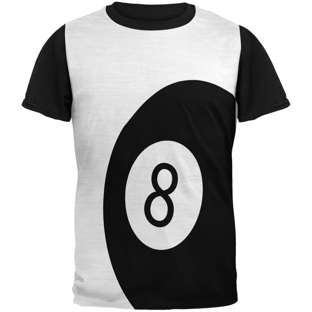 8 Ball Adult Black Back T-Shirt Men's T-Shirts Old Glory SM Multi